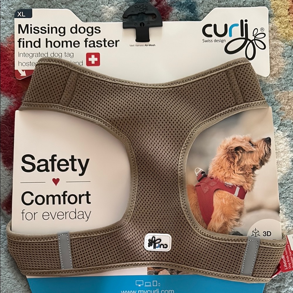 Swiss Design Dog Harness - Brown